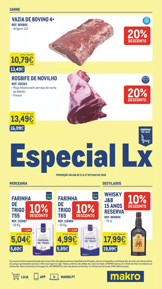 Catálogo Makro | Especial Lx Semana 21 - Exclusivo Loja Alfragide | 2026-05-21T00:00:00.000Z - 2026-05-27T00:00:00.000Z