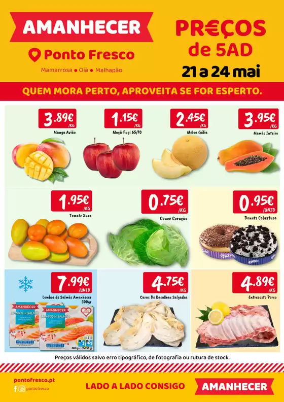 Catálogo Ponto Fresco em Chaves | Folheto Preços de 5ª a domingo | 2026-05-21T00:00:00.000Z - 2026-05-24T00:00:00.000Z
