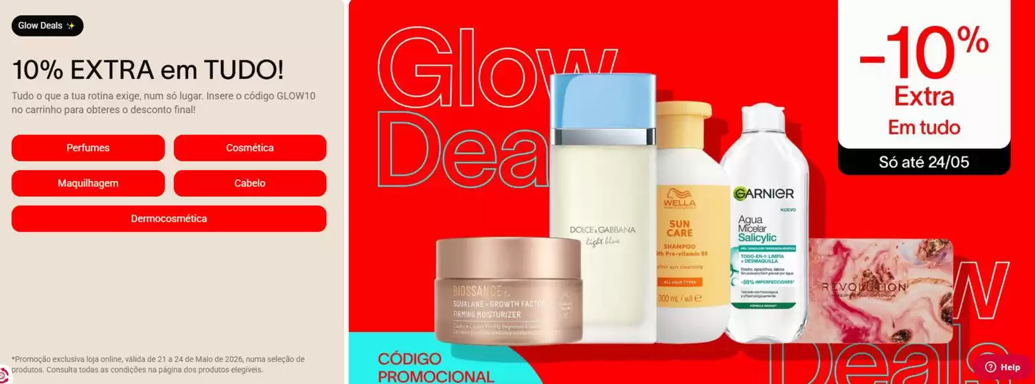 Catálogo Mass Perfumarias em Eiras (Coimbra) | -10% extra | 2026-05-21T00:00:00.000Z - 2026-05-24T00:00:00.000Z