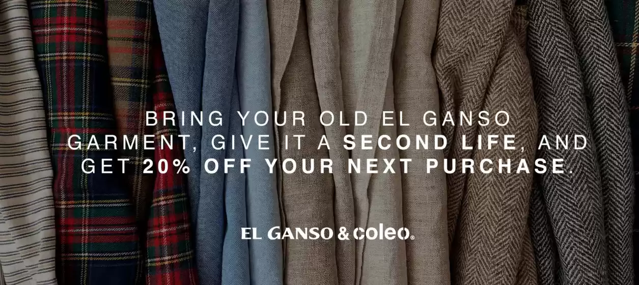Catálogo El Ganso | 20% off | 2026-05-21T00:00:00.000Z - 2026-06-07T00:00:00.000Z