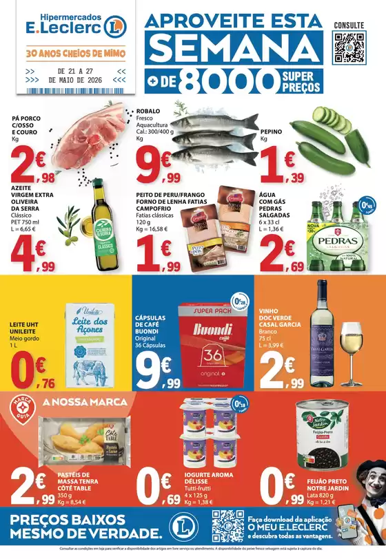 Catálogo E.Leclerc em Nevogilde (Porto) | Novas ofertas para descobrir | 2026-05-22T00:00:00.000Z - 2026-05-27T00:00:00.000Z