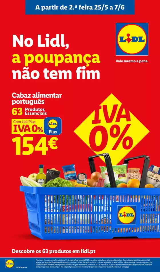 Catálogo Lidl em Viana do Castelo | Iva 0 | 2026-05-22T00:00:00.000Z - 2026-05-31T00:00:00.000Z