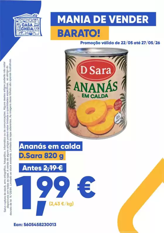 Catálogo Casa Cheia | Grandes descontos em produtos selecionados | 2026-05-22T00:00:00.000Z - 2026-05-27T00:00:00.000Z