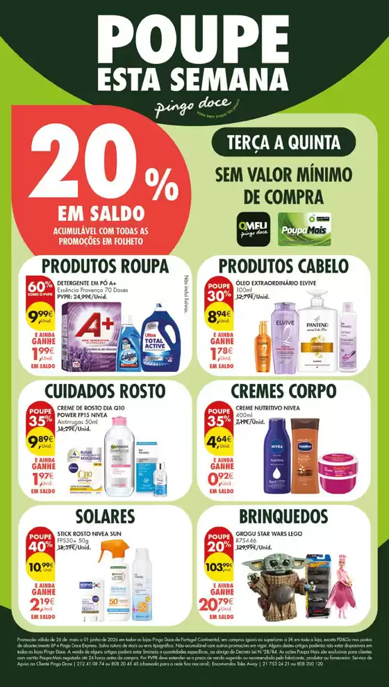 Catálogo Pingo Doce em Alcabideche | Folheto Poupe Esta Semana Lojas Grandes | 2026-05-26T00:00:00.000Z - 2026-06-01T00:00:00.000Z