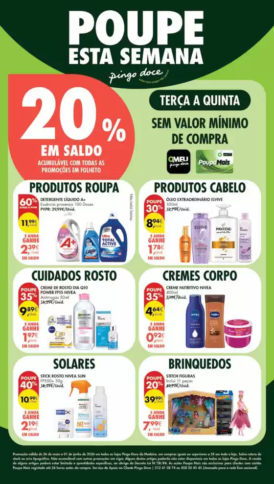 Catálogo Pingo Doce em Vila Nova de Gaia | Folheto Poupe Esta Semana Madeira | 2026-05-26T00:00:00.000Z - 2026-06-01T00:00:00.000Z