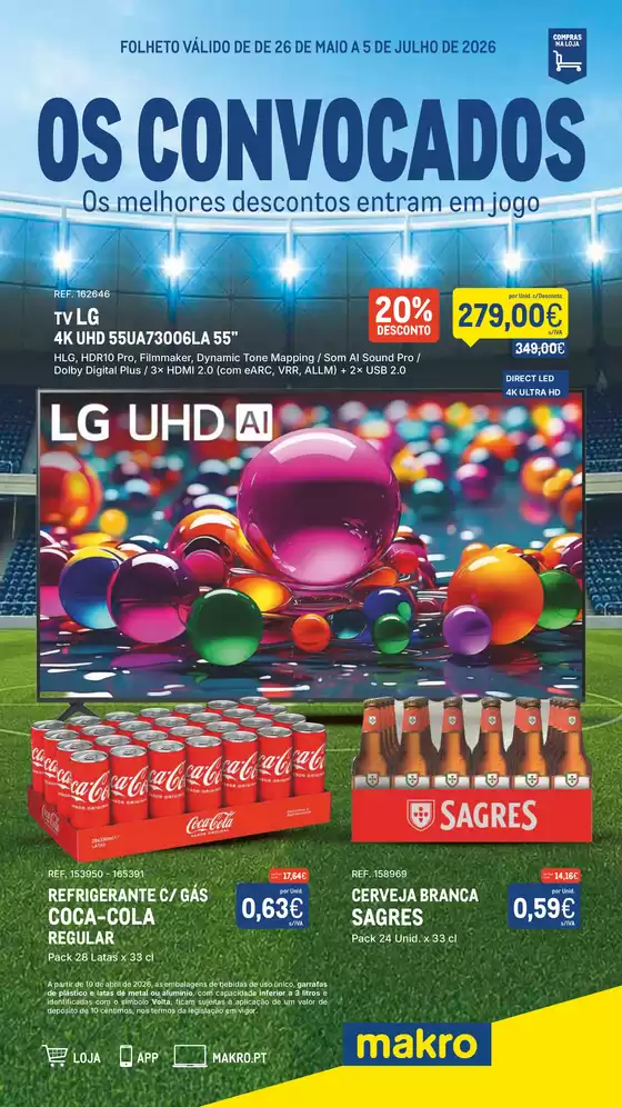 Catálogo Makro | Os Convocados | 2026-05-27T00:00:00.000Z - 2026-07-05T00:00:00.000Z