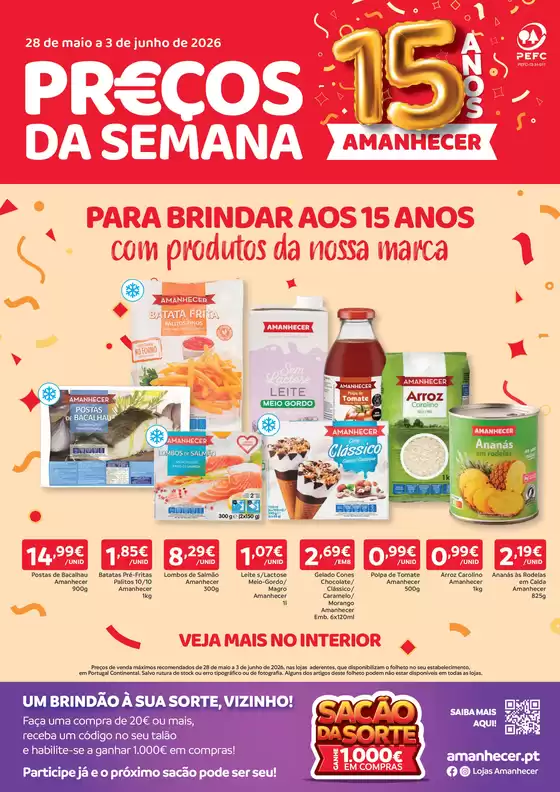 Catálogo Amanhecer em Braga | Amanhecer - Portugal Continental | 2026-05-28T00:00:00.000Z - 2026-06-03T00:00:00.000Z