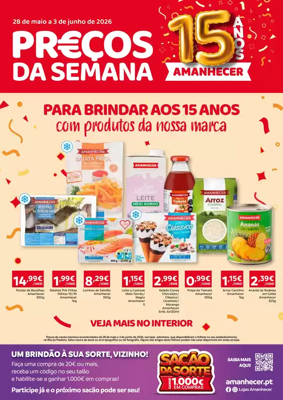 Catálogo Amanhecer em Braga | Amanhecer - Madeira | 2026-05-28T00:00:00.000Z - 2026-06-03T00:00:00.000Z