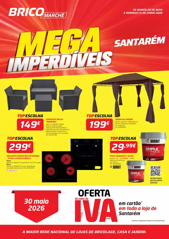 Catálogo Bricomarché | F08 - MEGA IMPERDÍVEIS - Santarém | 2026-05-28T00:00:00.000Z - 2026-06-14T00:00:00.000Z