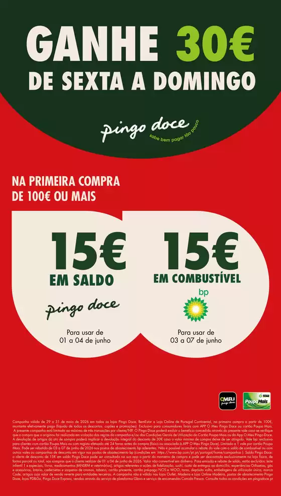 Catálogo Pingo Doce | Folheto Poupe Este Fim de Semana | 2026-05-29T00:00:00.000Z - 2026-06-07T00:00:00.000Z