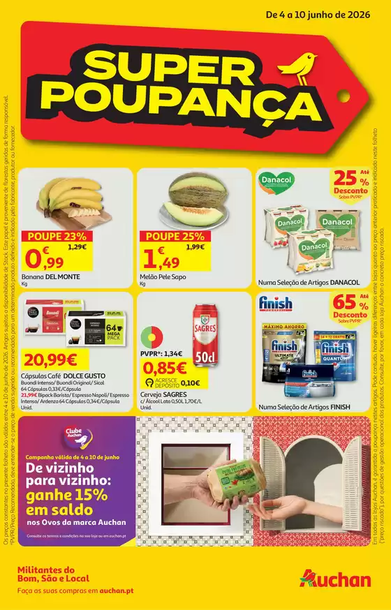 Catálogo Auchan Supermercado | Super Poupança | 2026-06-04T00:00:00.000Z - 2026-06-10T00:00:00.000Z