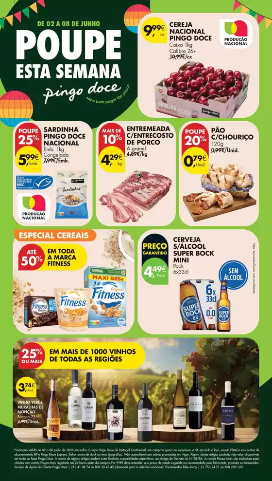 Catálogo Pingo Doce | Folheto Poupe Esta Semana Lojas Pequenas | 2026-06-02T00:00:00.000Z - 2026-06-08T00:00:00.000Z