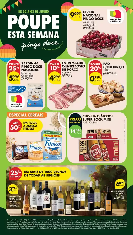 Catálogo Pingo Doce em Santo António da Serra (MACHICO) | Folheto Poupe Esta Semana Lojas Médias | 2026-06-02T00:00:00.000Z - 2026-06-08T00:00:00.000Z