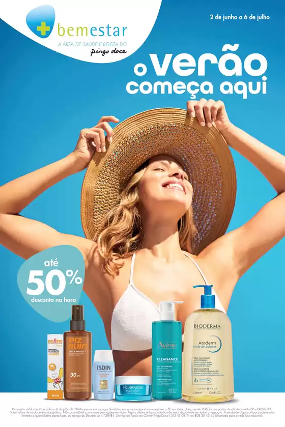 Catálogo Pingo Doce em Corroios | Folheto Bem Estar Verão Lojas | 2026-06-03T00:00:00.000Z - 2026-07-06T00:00:00.000Z