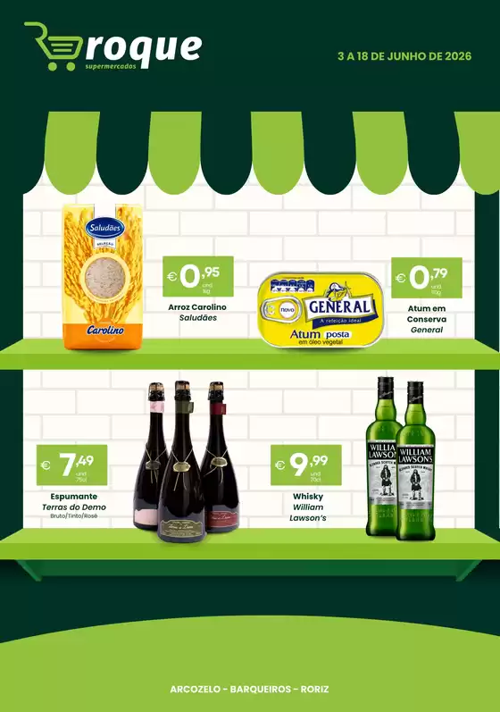 Catálogo Roque Supermercados em Corroios | Folheto Roque Supermercados | 2026-06-03T00:00:00.000Z - 2026-06-18T00:00:00.000Z