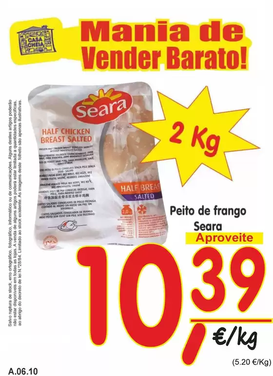 Catálogo Casa Cheia em São Bartolomeu de Messines | Peito de frango Seara | 2026-06-05T00:00:00.000Z - 2026-06-10T00:00:00.000Z