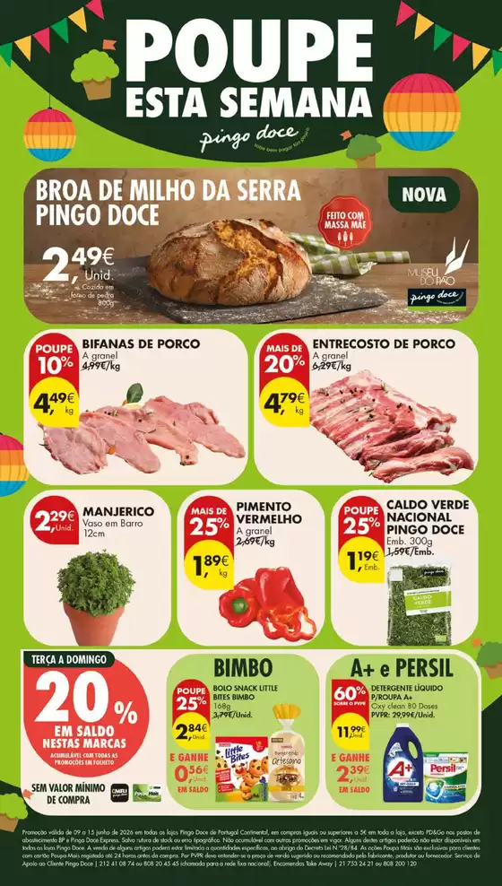 Catálogo Pingo Doce | Folheto Poupe Esta Semana Lojas Grandes | 2026-06-09T00:00:00.000Z - 2026-06-15T00:00:00.000Z