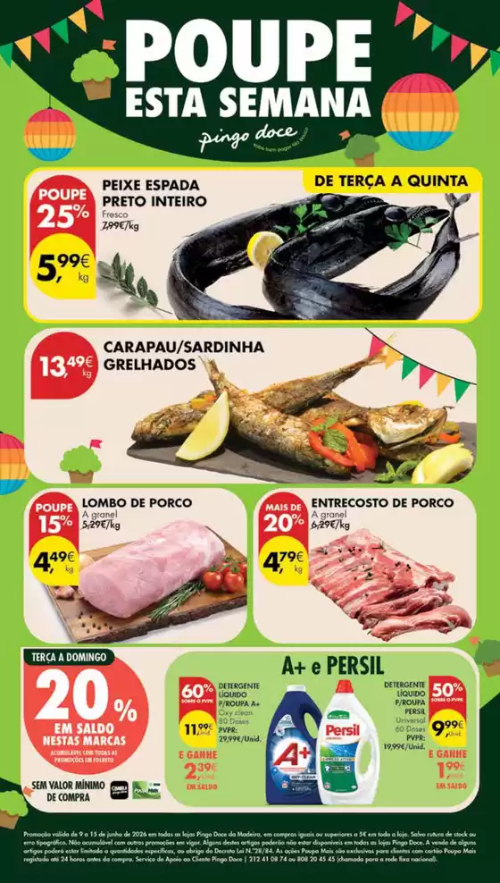 Catálogo Pingo Doce em Santa Marta | Folheto Poupe Esta Semana Madeira | 2026-06-09T00:00:00.000Z - 2026-06-15T00:00:00.000Z