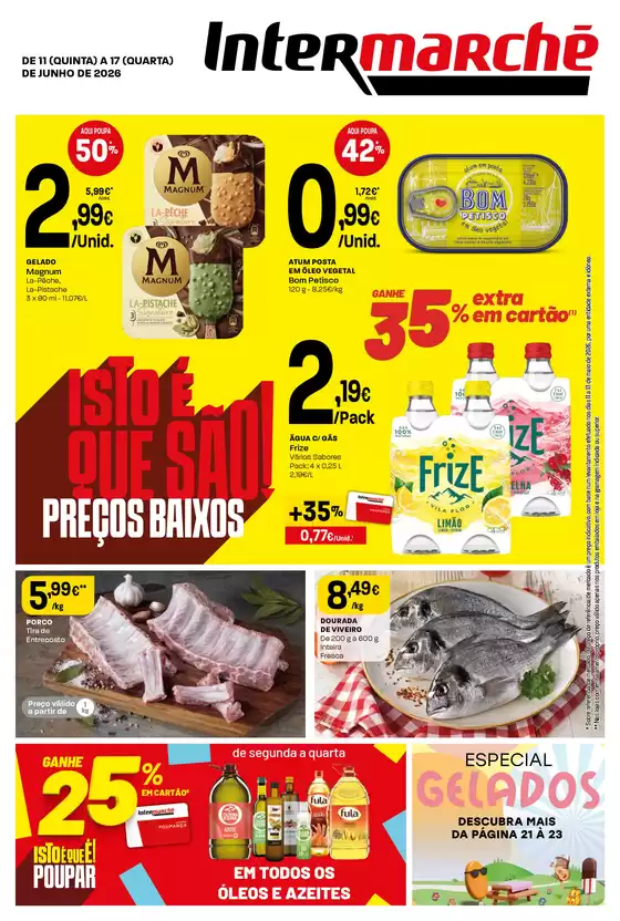 Catálogo Intermarché em Erada | Isto é que são preços BAIXOS! | 2026-06-11T00:00:00.000Z - 2026-06-17T00:00:00.000Z