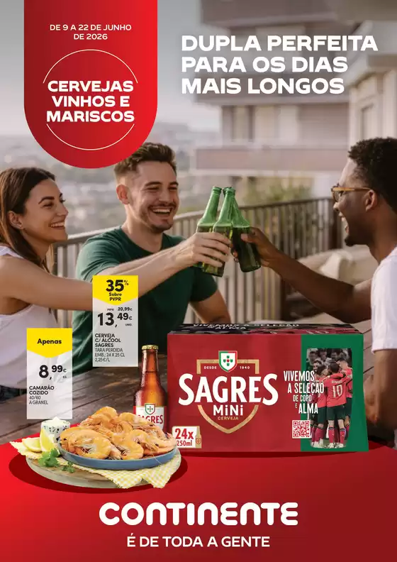 Catálogo Continente em Espargo | Açores: Cervejas, Vinhos e Mariscos | 2026-06-09T00:00:00.000Z - 2026-06-22T00:00:00.000Z