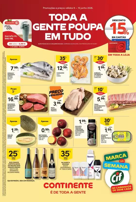 Catálogo Continente Bom dia | Continente Bom Dia: Folheto Semanal | 2026-06-10T00:00:00.000Z - 2026-06-15T00:00:00.000Z