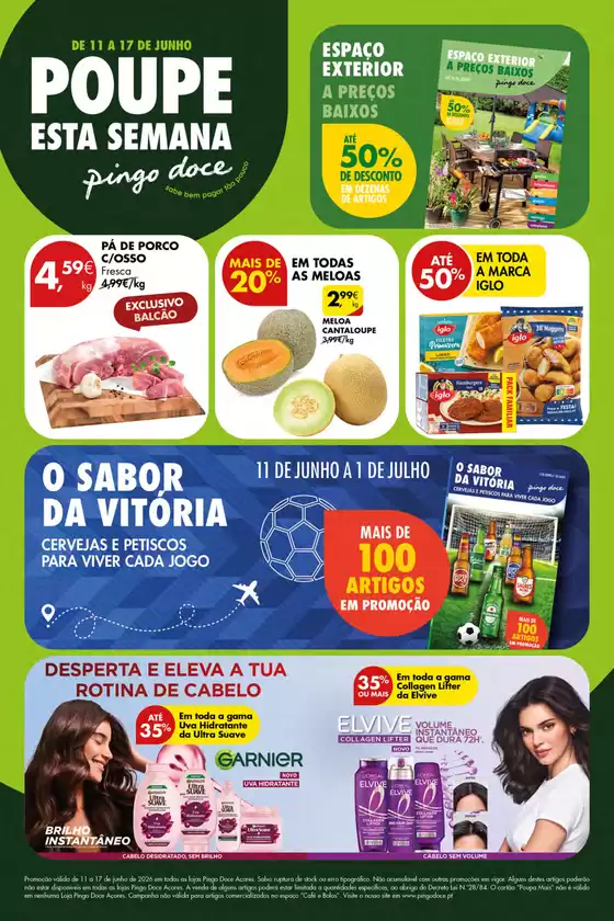 Catálogo Pingo Doce | Folheto Poupe Esta Semana Açores | 2026-06-11T00:00:00.000Z - 2026-07-01T00:00:00.000Z