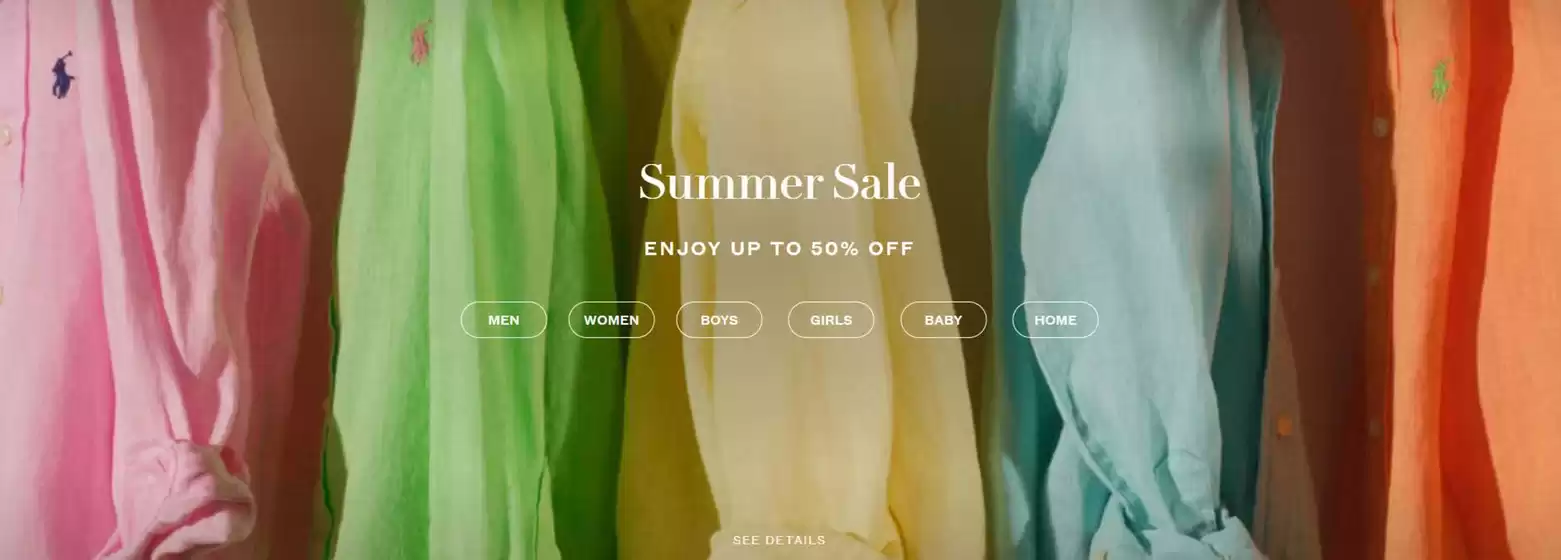 Catálogo Ralph Lauren | Summer Sale | 2026-06-11T00:00:00.000Z - 2026-07-21T00:00:00.000Z