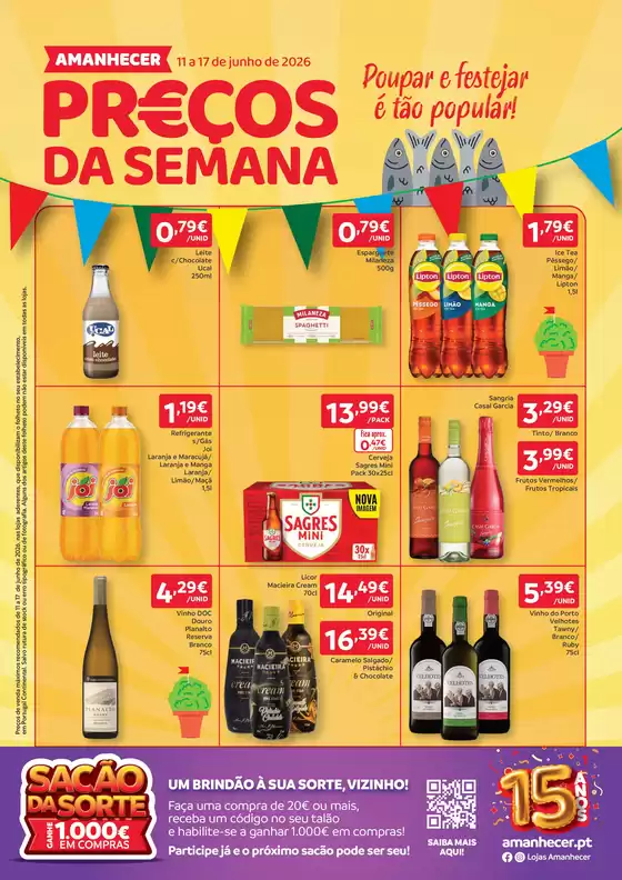 Catálogo Amanhecer em Ega | Amanhecer - Portugal Continental | 2026-06-12T00:00:00.000Z - 2026-06-17T00:00:00.000Z