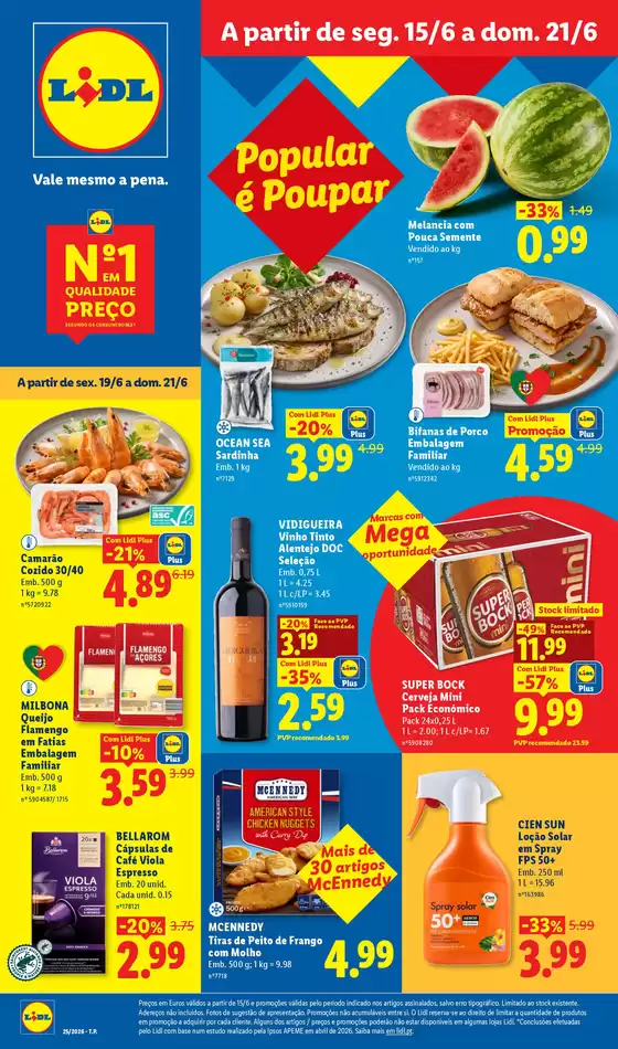 Catálogo Lidl em Vila Chã de Ourique | A partir de 1506 | 2026-06-12T00:00:00.000Z - 2026-06-21T00:00:00.000Z