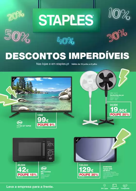 Catálogo Staples em Santa Maria de Viseu | Descontos Imperdíveis | 2026-06-16T00:00:00.000Z - 2026-07-02T00:00:00.000Z