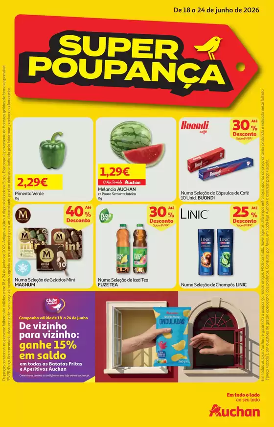 Catálogo Auchan em Argivai | Super Poupança | 2026-06-18T00:00:00.000Z - 2026-06-24T00:00:00.000Z