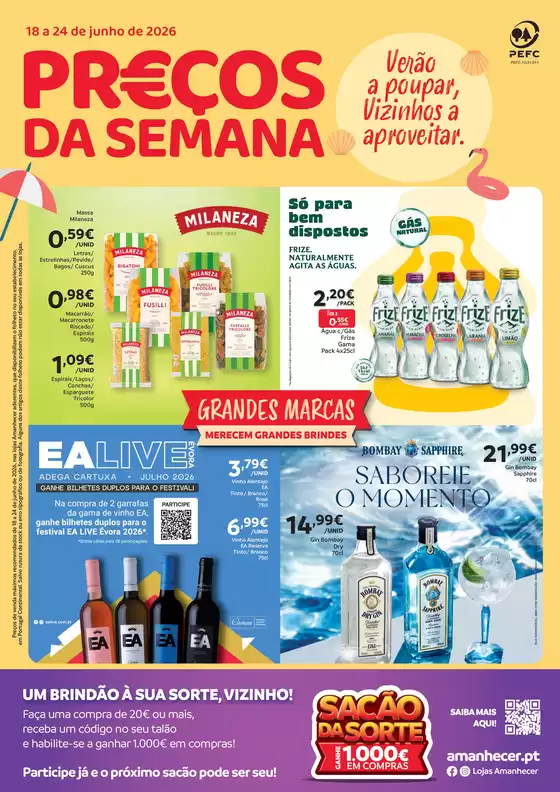 Catálogo Amanhecer | Amanhecer - Portugal Continental | 2026-06-18T00:00:00.000Z - 2026-06-24T00:00:00.000Z