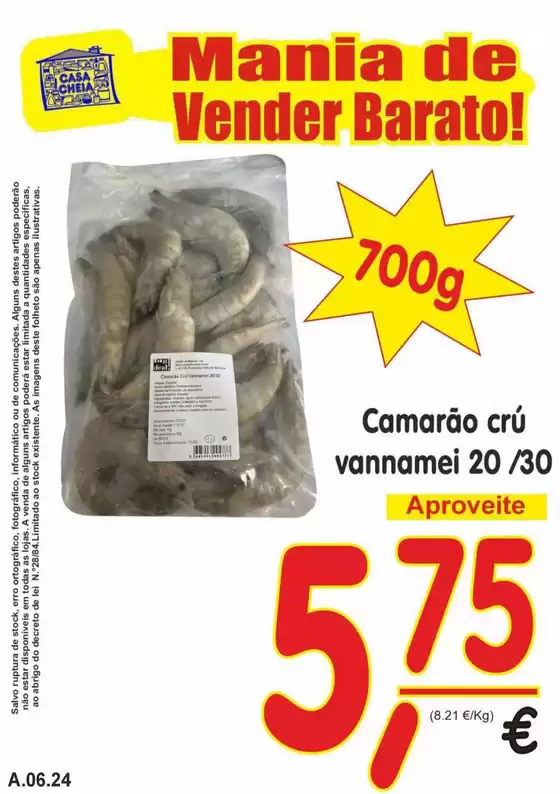 Catálogo Casa Cheia | Camarão crú | 2026-06-24T00:00:00.000Z - 2026-06-24T00:00:00.000Z