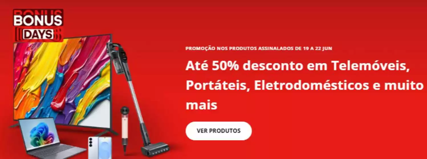 Catálogo Worten | Até 50% desconto | 2026-06-19T00:00:00.000Z - 2026-06-22T00:00:00.000Z