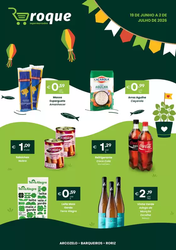 Catálogo Roque Supermercados em Ovar | Folheto Roque Supermercados | 2026-06-19T00:00:00.000Z - 2026-07-02T00:00:00.000Z