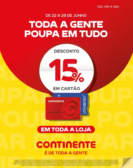 Catálogo Continente em Santo André (SANTIAGO DO CACÉM) | Madeira: Folheto Semanal | 2026-06-22T00:00:00.000Z - 2026-06-28T00:00:00.000Z
