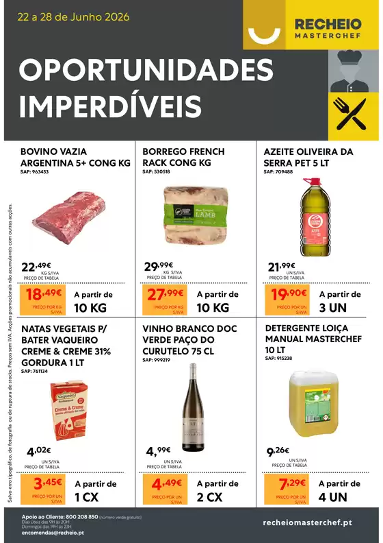 Catálogo Recheio em Ervidel | Recheio Oportunidades Imperdíveis | 2026-06-23T00:00:00.000Z - 2026-06-28T00:00:00.000Z