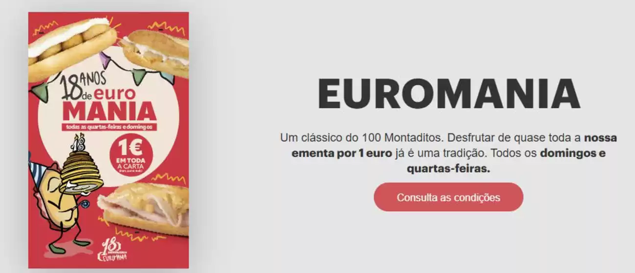 Catálogo 100 Montaditos | Euromania | 2026-06-23T00:00:00.000Z - 2026-07-07T00:00:00.000Z