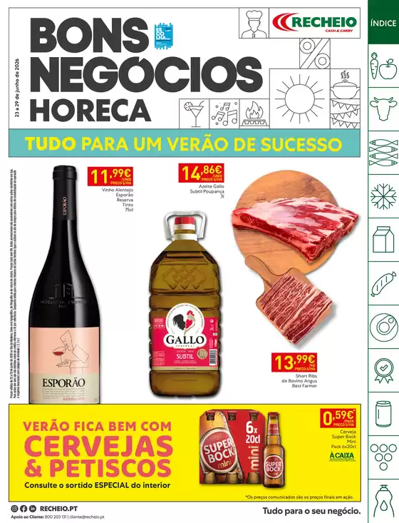 Catálogo Recheio | Recheio Horeca Bons Negócios Madeira | 2026-06-23T00:00:00.000Z - 2026-06-29T00:00:00.000Z