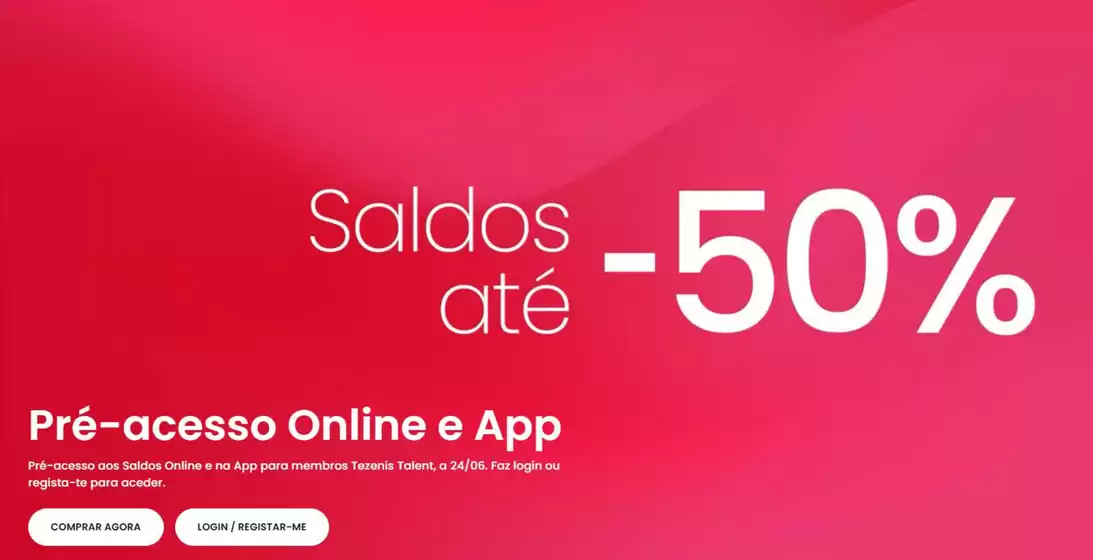 Catálogo Tezenis | Saldos até -50% | 2026-06-24T00:00:00.000Z - 2026-07-08T00:00:00.000Z