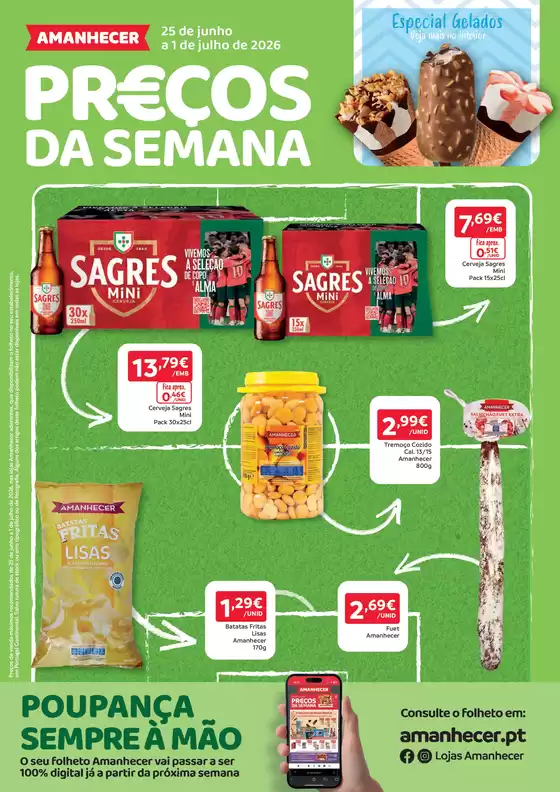Catálogo Amanhecer em Estorãos (Ponte de Lima) | Amanhecer - Portugal Continental | 2026-06-25T00:00:00.000Z - 2026-07-01T00:00:00.000Z