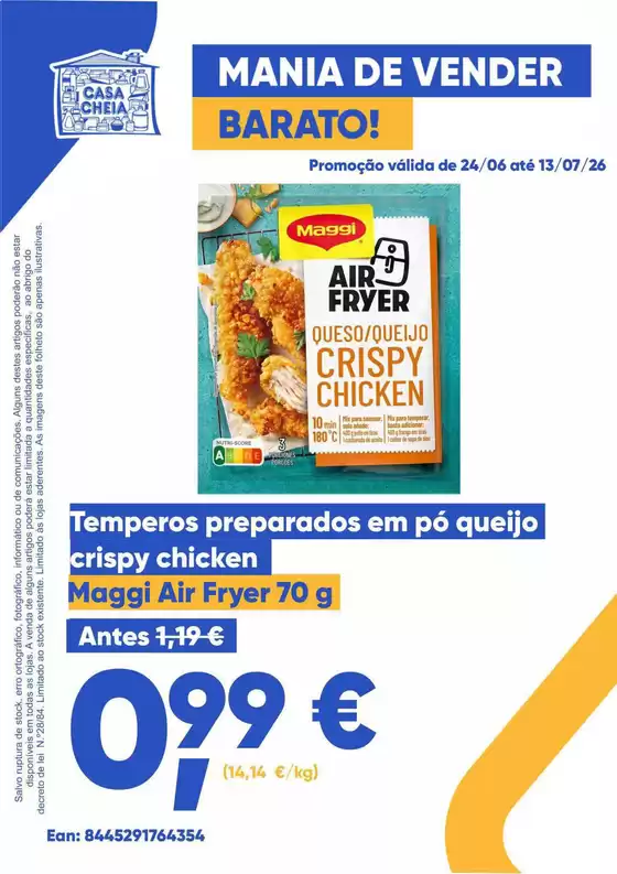 Catálogo Casa Cheia em Estorãos (Ponte de Lima) | Maggi Air Fryer | 2026-06-24T00:00:00.000Z - 2026-07-13T00:00:00.000Z