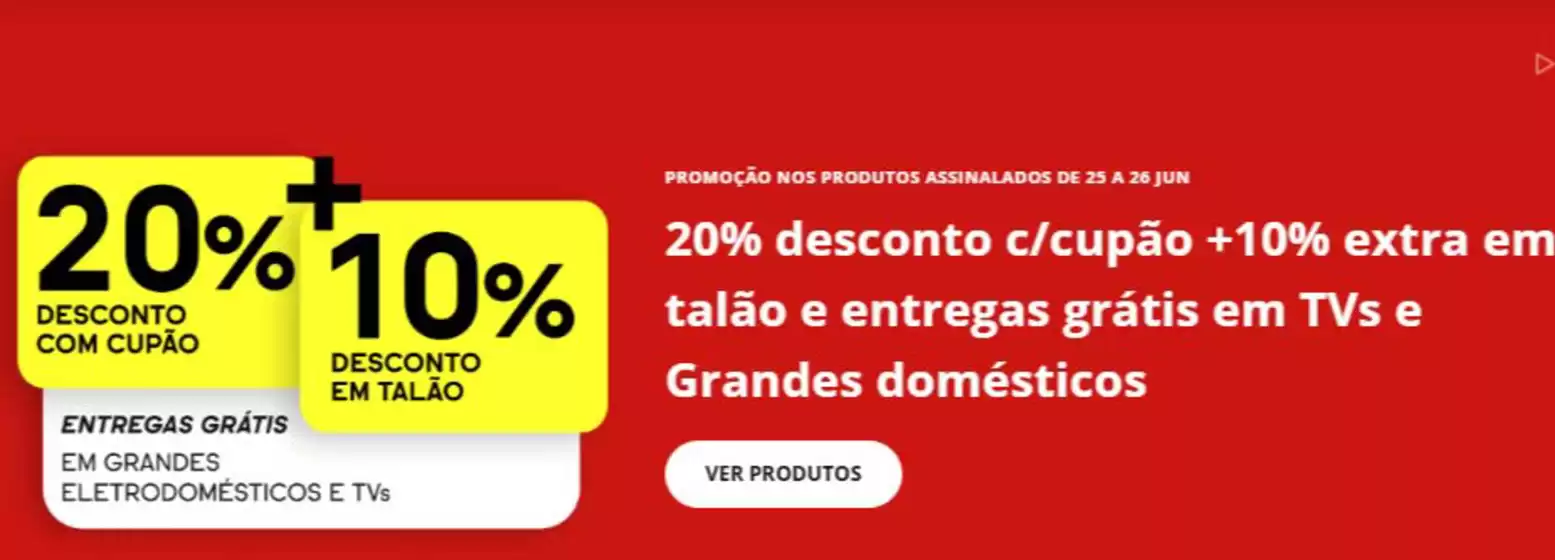 Catálogo Worten em Caldas de São Jorge | 20% desconto | 2026-06-25T00:00:00.000Z - 2026-06-26T00:00:00.000Z