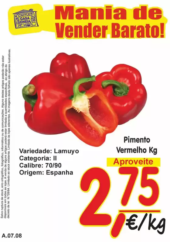 Catálogo Casa Cheia em Gândaras | Pimento Vermelho | 2026-06-26T00:00:00.000Z - 2026-07-08T00:00:00.000Z