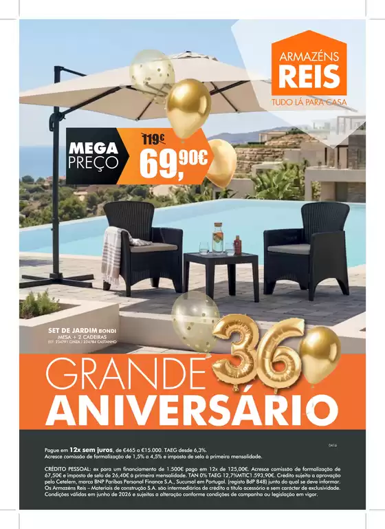 Catálogo Armazéns Reis | Grande aniversario | 2026-06-26T00:00:00.000Z - 2026-08-28T00:00:00.000Z