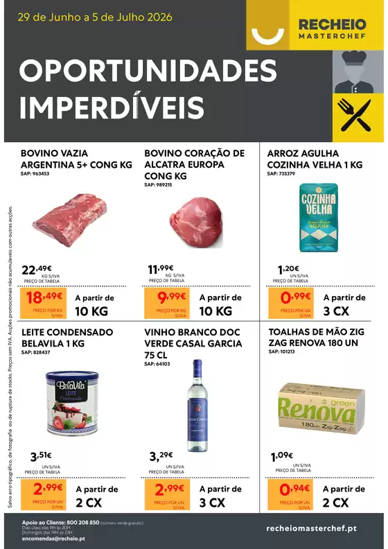 Catálogo Recheio | Recheio Oportunidades Imperdíveis | 2026-06-30T00:00:00.000Z - 2026-07-05T00:00:00.000Z