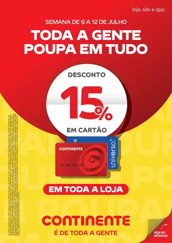 Folheto Continente em  | Folheto Semanal: Toda a gente poupa em tudo | 2026-07-07T00:00:00.000Z - 2026-07-12T00:00:00.000Z