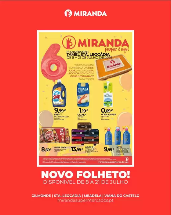 Folheto Miranda Supermercados | Folheto Miranda Supermercados | 2026-07-08T00:00:00.000Z - 2026-07-21T00:00:00.000Z