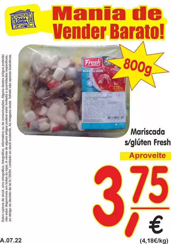 Folheto Casa Cheia em Cascais | Mariscada | 2026-07-10T00:00:00.000Z - 2026-07-22T00:00:00.000Z