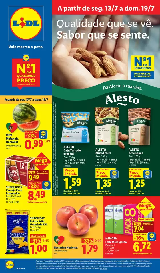Folheto Lidl em Cascais | A partir de 1307 | 2026-07-10T00:00:00.000Z - 2026-07-19T00:00:00.000Z